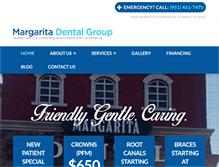 Tablet Screenshot of margaritadental.com